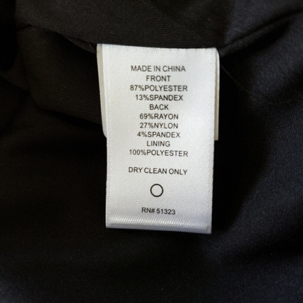 1.STATE faux suede lace-up bodycon above the knee dress rich black Size 12 NEW - Picture 4 of 6